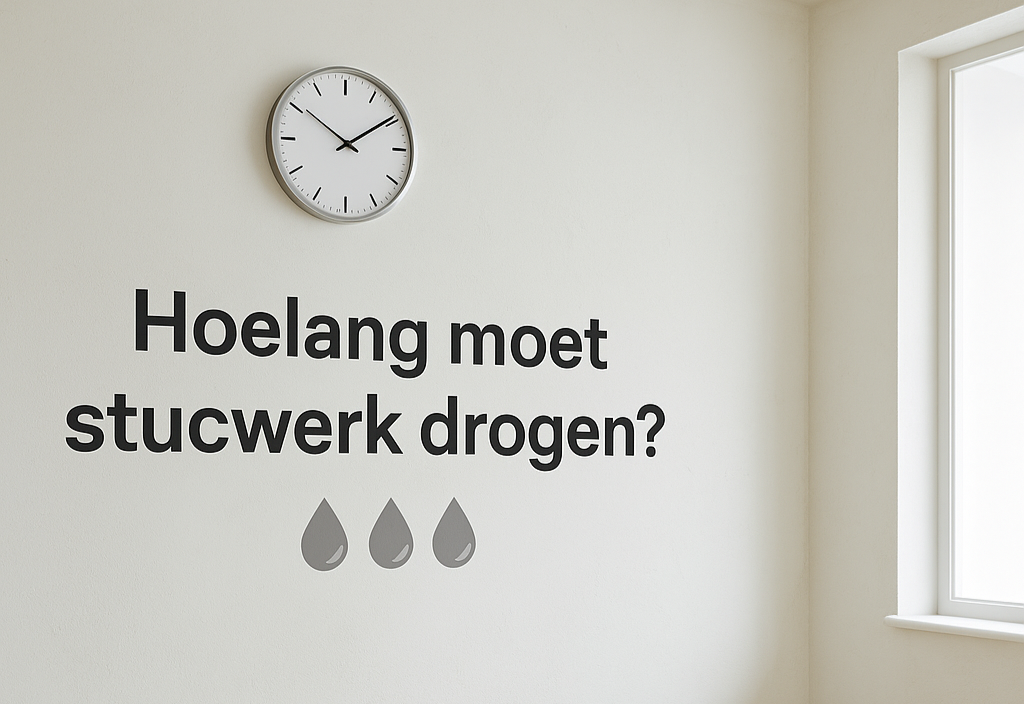 Hoelang moet stucwerk drogen
